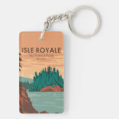 アイルロイヤルナショナルパークミシガンヴィンテージ キーホルダー (裏面)
