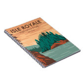 アイルロイヤルナショナルパークミシガンヴィンテージ ノートブック (右側)