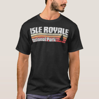 アイルロイヤルナショナルパークレトロスタイルヴィンテージ70s tシャツ