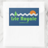 アイルロイヤルナショナルパークレトロ 長方形シール (バッグ)