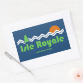 アイルロイヤルナショナルパークレトロ 長方形シール (封筒)