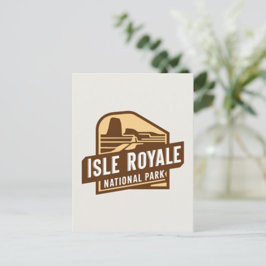 アイルロイヤル国立公園を発見 シーズンポストカード (スタンド正面)