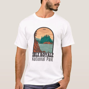 アイルロイヤル国立公園ミシガンヴィンテージ Tシャツ