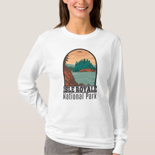 アイルロイヤル国立公園ミシガンヴィンテージTシール Tシャツ