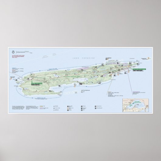 アイルロイヤル国立公園 ポスター (正面)