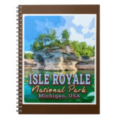 アイルロイヤル国立公園 – ミシガン統一された州 ノートブック (正面)