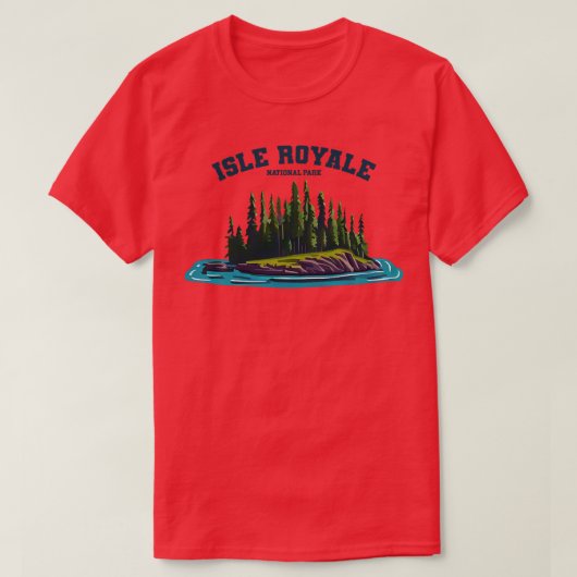 アイルロイヤル国立公園 Tシャツ (デザイン正面)
