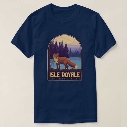 アイルロイヤル国立公園 Tシャツ (デザイン正面)