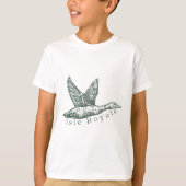 アイルロイヤル+ダック+ロゴ Tシャツ (正面)
