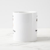 アイレおもしろいデールテリアパパウォーターカラーキニーアート ジャンボコーヒーマグカップ (正面)