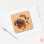 アイレおもしろいデールテリア スクエアシール (封筒)