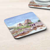 アイレアドナン城ウォーター絵画カラー コースター (左側)