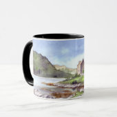 アイレアドナン城ウォーター絵画カラー マグカップ (正面左)