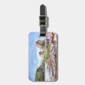 アイレアドナン城ウォーター絵画カラー ラゲッジタグ (正面縦)