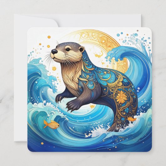 アイレアン・ドナンのオッターキング：スコットランドのドラトシー カード (正面)