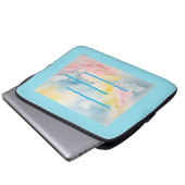 アイレストブルーエレクトロニクスバッグ ラップトップスリーブ (正面下部)