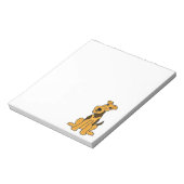 アイレデーおもしろいル犬の子犬 ノートパッド (回転)