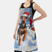 アイレデールクリスマスフェスティバルスノーシーン エプロン (インサイチュ)