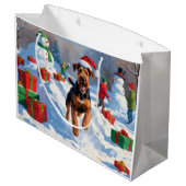 アイレデールクリスマスフェスティバルスノーシーン ラージペーパーバッグ (裏面アングル)