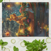 アイレデールクリスマスフェスティバル航海 キッチンタオル (折り畳み)