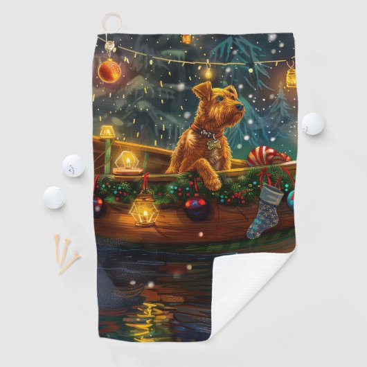 アイレデールクリスマスフェスティバル航海 ゴルフタオル (インサイチュ)