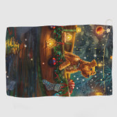 アイレデールクリスマスフェスティバル航海 ゴルフタオル (横)