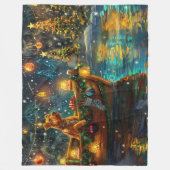 アイレデールクリスマスフェスティバル航海 フリースブランケット (正面)