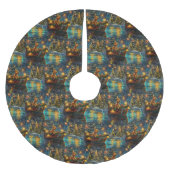 アイレデールクリスマスフェスティバル航海 ブラッシュドポリエステルツリースカート (正面)