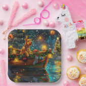 アイレデールクリスマスフェスティバル航海 ペーパープレート (パーティー)