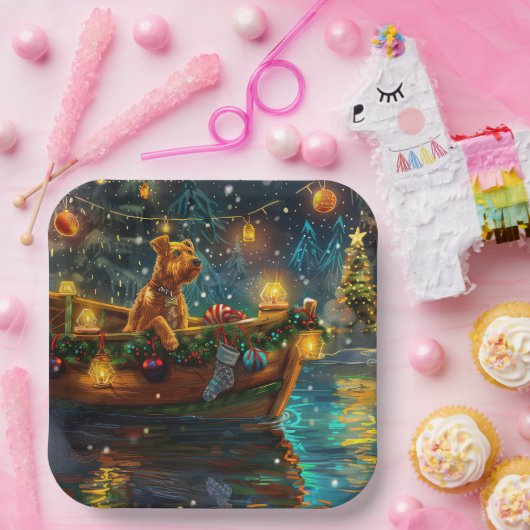 アイレデールクリスマスフェスティバル航海 ペーパープレート (パーティー)