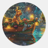 アイレデールクリスマスフェスティバル航海 ラウンドシール (正面)