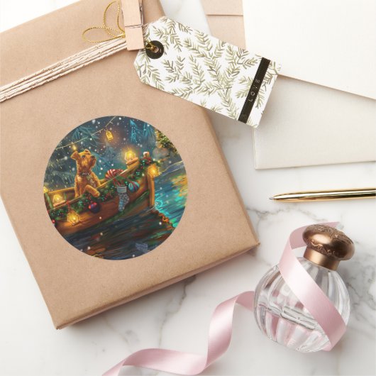 アイレデールクリスマスフェスティバル航海 ラウンドシール (ギフト)