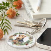 アイレデールクリスマスリースフェスティバルカップ キーホルダー (正面右)