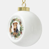 アイレデールクリスマスリースフェスティバルカップ セラミックボールオーナメント (右)