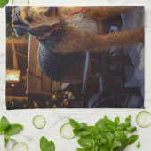 アイレデールスノースイードクリスマスデコール キッチンタオル (折り畳み)