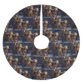 アイレデールスノースイードクリスマスデコール ブラッシュドポリエステルツリースカート (正面)