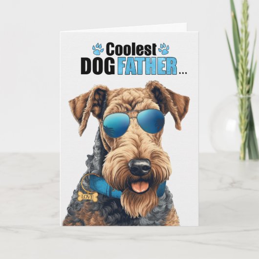 アイレデールテリアクールーパパ父の日 シーズンカード (正面)