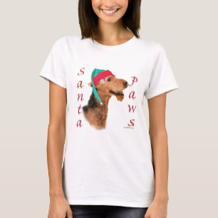 アイレデールテリアサンタポーズ Tシャツ