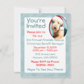 アイレデールテリアサンタ 招待状 (裏面)