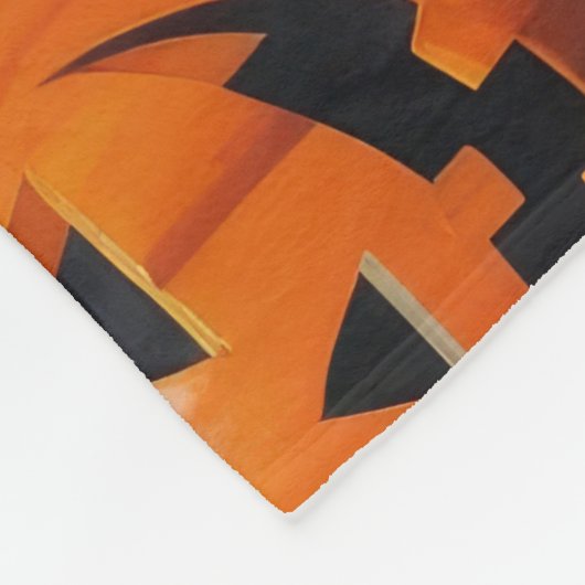 アイレデールテリアドッグスパンプキンハロウィンおもしろい フリースブランケット (角)