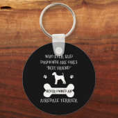 アイレデールテリアドッグ最高のフレンド キーホルダー (正面)