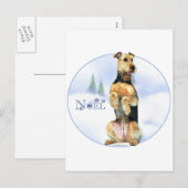 アイレデールテリアノエル シーズンポストカード (正面/裏面)