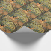 アイレデールテリアバードウォッチング ラッピングペーパー (角)