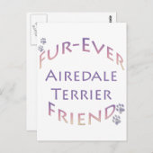 アイレデールテリアフーリーバー ポストカード (正面/裏面)