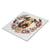 アイレデールテリアードッグオータムリース タイル (側面)