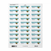 アイレデールテリアードッグスノーウィーウィンターフォレストフェスティバル ラベル (フルシート)