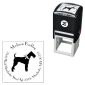 アイレデールテリアードッグパピー セルフインキングスタンプ (インサイチュ)