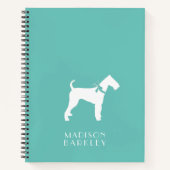 アイレデールテリアードッグパピー ノートブック (正面)