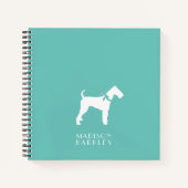 アイレデールテリアードッグパピー ノートブック (正面)