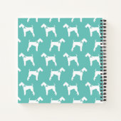 アイレデールテリアードッグパピー ノートブック (裏面)